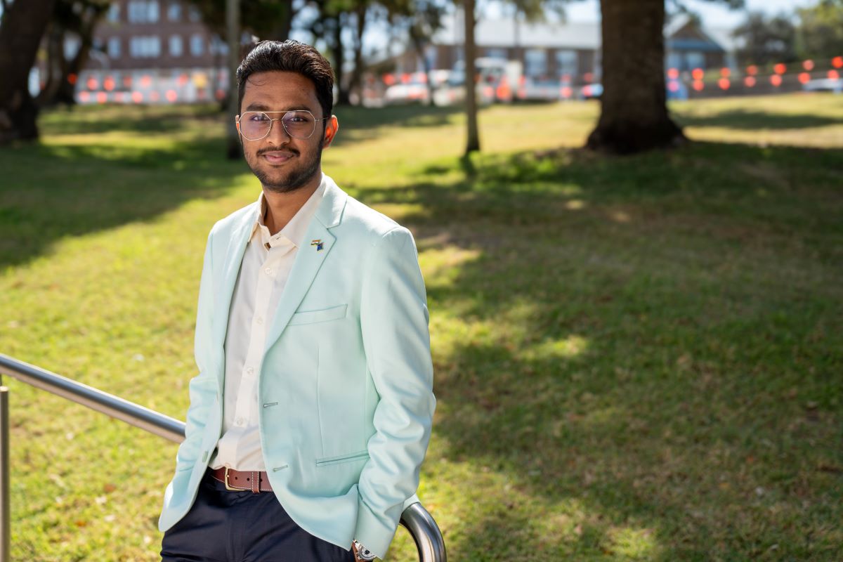 Profile photo of Raghav with a park in the background