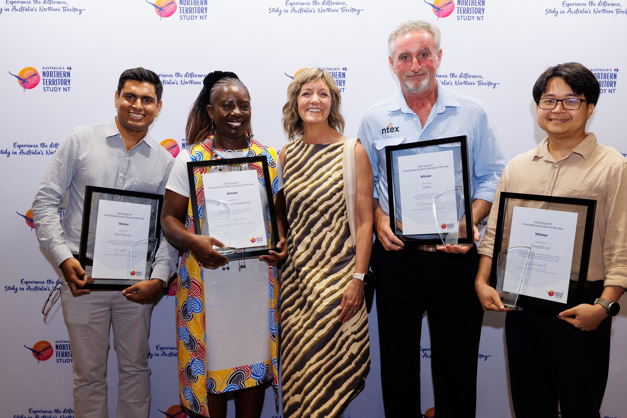 Study NT International student awards winners