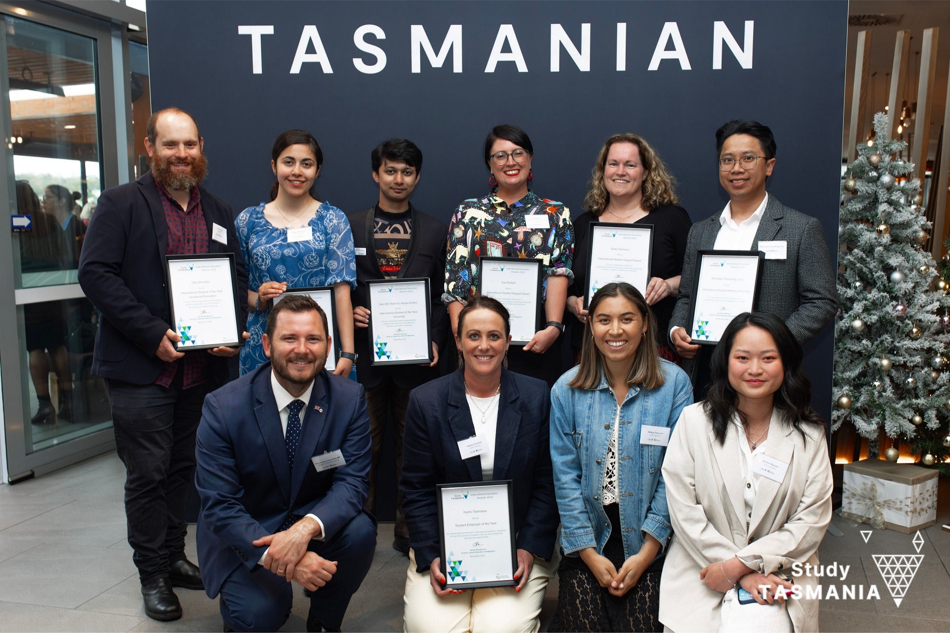 Study Tasmania International student awards winners